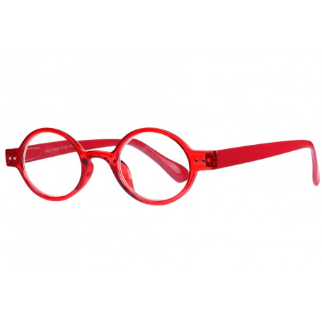 Petites lunettes de lecture rouges rondes retro Letsy Lunette Loupe ProLoupe