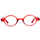 Petites lunettes de lecture rouges rondes retro Letsy Lunette Loupe ProLoupe