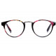 Lunettes loupe femme rouges originales a fleurs Musy Lunette Loupe ProLoupe