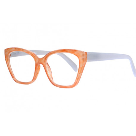 Grandes Lunettes Loupe Papillon Oranges Ecailles Classe Mayja Lunette Loupe New Time