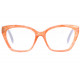 Grandes Lunettes Loupe Papillon Oranges Ecailles Classe Mayja Lunette Loupe New Time