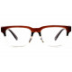 Lunettes de lecture noires rectangles classe Lectya