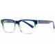 Lunettes Loupe Bleues et Transparentes Fashion Clancy Lunette Loupe New Time