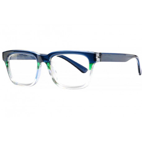 Lunettes Loupe Bleues et Transparentes Fashion Clancy Lunette Loupe New Time