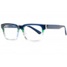 Lunettes Loupe Bleues et Transparentes Fashion Clancy