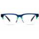 Lunettes Loupe Bleues et Transparentes Fashion Clancy Lunette Loupe New Time