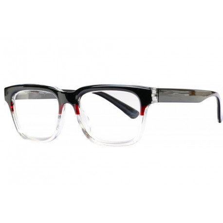 Lunettes de lecture noires rectangles classe Lectya