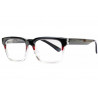 Lunettes de lecture noires rectangles classe Lectya