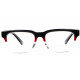 Lunettes de lecture noires rectangles classe Lectya