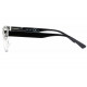 Lunettes de lecture noires rectangles classe Lectya