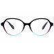 Lunettes Loupe Femme Noires Bleues Originales Papillon Zella Lunette Loupe New Time