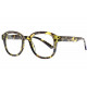 Grosses Lunettes Loupe Ecailles Jaune Dore Retro Horst Lunette Loupe New Time