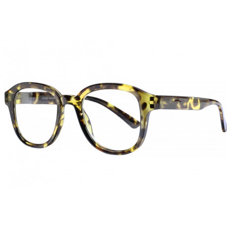 Lunettes de lecture noires rectangles classe Lectya