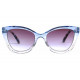 Lunettes Loupe Solaire Sposa monture Noire et Violette