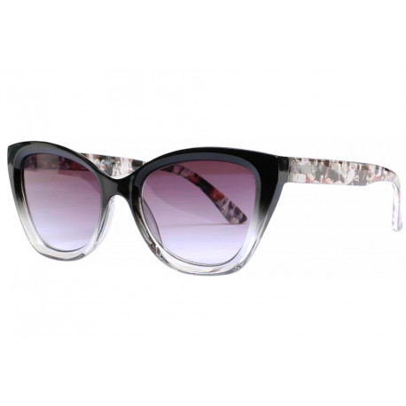 Lunettes Loupe Solaire Sposa monture Noire et Violette