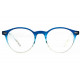 Lunettes Loupe Rondes Bleues Transparentes Classe Stenz Lunette Loupe New Time