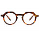 Lunettes Loupe Classique métal Marron Mixte