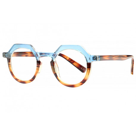 Lunettes Loupe Rondes Bleues Marrons Originales Wolt Lunette Loupe PresBello