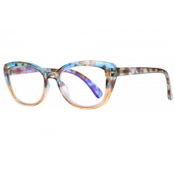 Lunettes Loupe Anti Lumière Bleue Femme Ecailles Bleues Lyzka Lunette Loupe ProLoupe