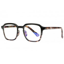Grande Lunette ecran rectangle noire Geekxy