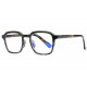 Grande Lunette ecran rectangle noire Geekxy