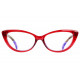 Lunettes Loupe Anti Lumière Bleue Femme Rouges Eye Cat Myzka Lunette Loupe ProLoupe