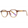 Lunettes Loupe Ecran Rondes Marron Pantos Anti Lumiere Bleue Ralyak