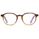 Lunettes Loupe Ecran Rondes Marron Pantos Anti Lumiere Bleue Ralyak Lunette Loupe ProLoupe