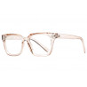 Lunettes Loupe Transparentes Marrons Originales Rectangles Oskell