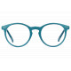 Lunettes loupe rondes bleu canard translucide originales Jupp Lunette Loupe ProLoupe