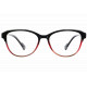 Lunettes Loupe Papillon Rouges Noires Originales Femme Zefya Lunette Loupe New Time