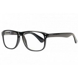 Lunettes de lecture noires rectangles classe Lectya