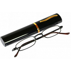 Petites Lunettes Loupe Noires De Poche Etui Rigide Trysco Lunette Loupe Loupea