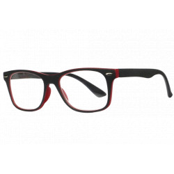 Lunettes de lecture noires rectangles classe Lectya