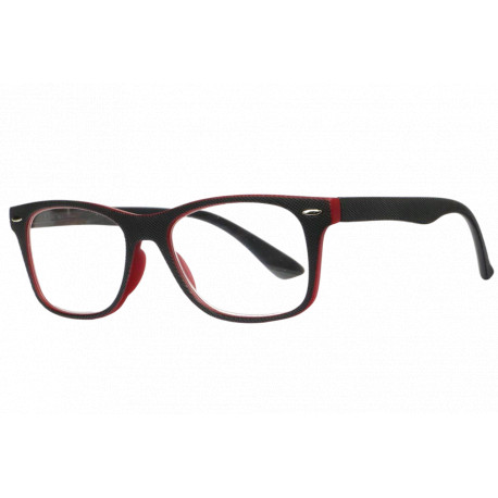 Lunettes de lecture noires rectangles classe Lectya